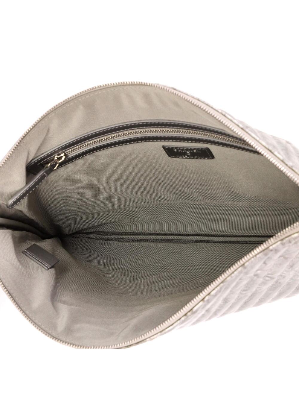 Chanel O Case Clutch Chevron Crumpled #364723C16B - Picture 5 of 6